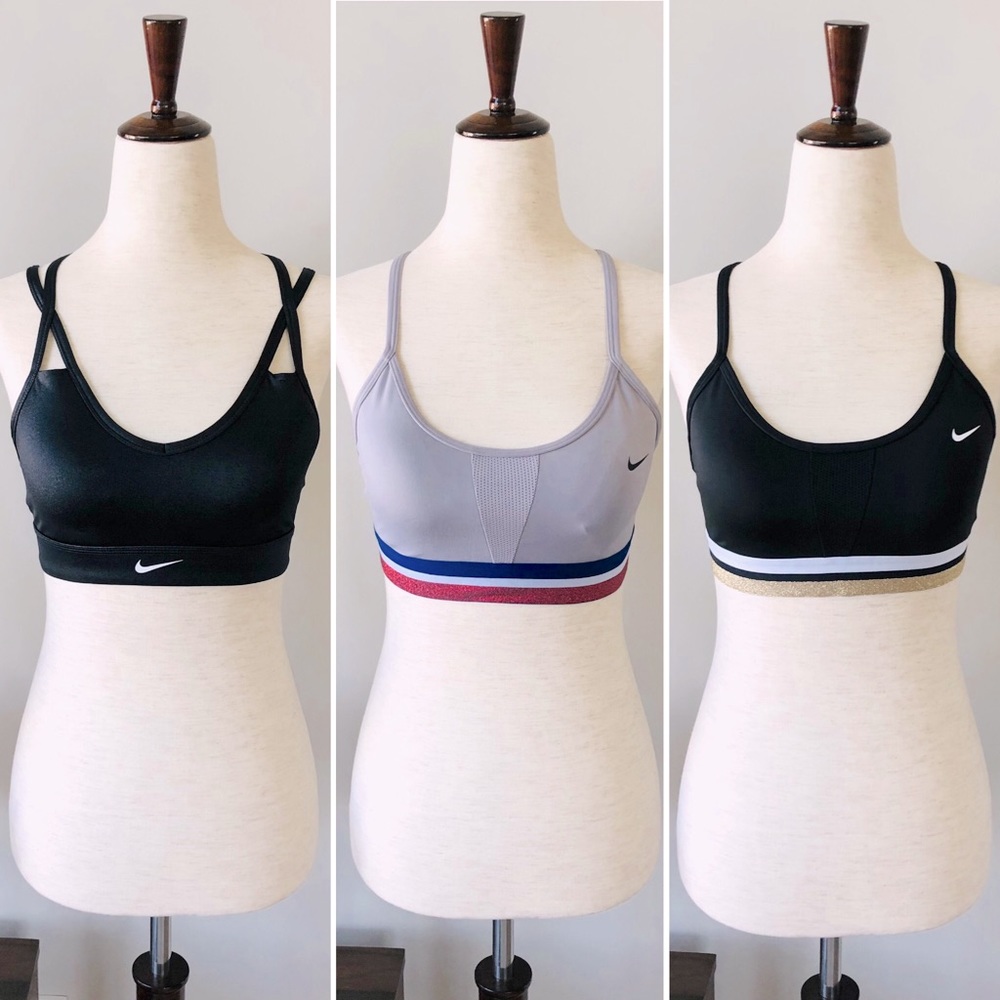 Nike Sport Three Piece Bra Bundle